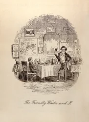 „Przyjazny kelner i ja”, z „Dawida Copperfielda” Charlesa Dickensa (1812-70)